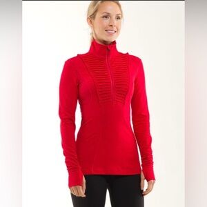 Lululemon Athletica Red Sweatshirt